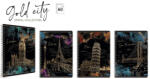 Lastva spirál füzet A/4, kockás, 60 lapos, Gold City (COK-85116) - officetrade