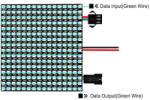  NeoPixel hajlékony LED-mátrix (16×16 RGB LED, WS2812B) (T39971)