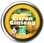 Aromandise Bomboane artizanale cu lamaie si ginseng bio, 45g, Aromandise