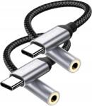 Apple kettős csatlakozó Lightning jack fülhallgató töltőkábel (5904133254505)
