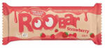 Roobar Baton cu capsuni invelit in glazura roz bio 30g Roobar