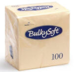 Bulky Soft Papírszalvéta 2 rétegű 33x33 cm 1/4 hajtás 100 lap/csomag - krém