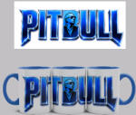  Pitbull bögre (Kék)