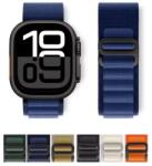 WatchBox Curea Universală Alpine Loop - Nylon 22 mm - Orange, Alb, Albastru și Verde Marin - Pentru Smartwatch și Ceasuri Tradiționale (WZ5592)