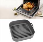  Szilikon Forma 15x15 CM Air Fryer-hez, Fritőzhöz (Forma Air Fryer wsad szary foremka)