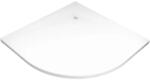 Deante Cadita de dus semirotunda Deante Silia 90x90 cm alb (KSPA00909B)