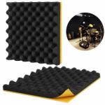MyStyle Burete acustic fonoabsorbant cofrat si izolator fonic, Adezivat, Dimensiune placa 50X50X3cm