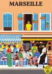 Hachette - Puzzle Marsilia, Franța - 1 000 piese Puzzle