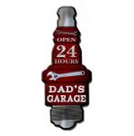Clayre & Eef Daďs Garage fém falikép 20x1x50 cm (6Y4899)