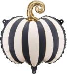 PartyDeco Balon folie - Dovleac cu dungi 39 x 38 cm