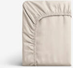 Goldea cearceaf de pat cu elastic din bumbac - latte 120 x 200 cm