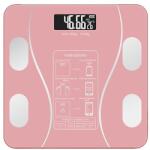 Flippy Cantar Electronic Inteligent De Baie Flippy Cu Aplicatie Smart, Corporal, Ecran Digital Iluminat, Termometru, Suporta Maxim 180 Kg, 26 x 26 cm, Baterii, Roz (125822) Cantar baie