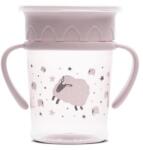 LORELLI Cana de antrenament cu manere, All Around Cup, 360 grade, anti-varsare, 275 ml, Mellow Rose (1023052 0005)