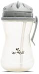 LORELLI Biberon sport cu clips lateral, cu pai moale si flexibil, capac de protectie rotativ, 360 ml, Grey Yellow (1023009 0006)