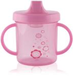 LORELLI Cana cu manere si cioc, 12 luni+, 210 ml, Pink (1023056 0002)
