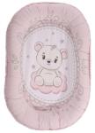 LORELLI Baby Nest, 92 x 58 cm, bumbac ranforce, Little Bear Pink (2003025 5902)