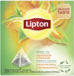 LIPTON Mandarina si Portocala, ceai, Verde, 20 pliculete piramidale (1100032255)