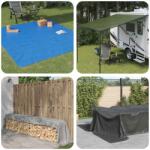 vidaXL Impatura cu ochiuri Alb 6 x 8 m 260 gsm PE GartenMobel Dekor (42039425)