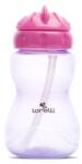 LORELLI Biberon sport, cu pai moale si flexibil, capac de protectie rotativ, 275 ml, Pink Purple (1020033 0005)