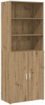 vidaXL Bufet Stejar Artizanal 70 x 42, 5 x 185 cm Lemn prelucrat GartenMobel Dekor (3446611) Comoda
