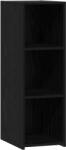 vidaXL Bufet Stejar Negru 30 x 41 x 93 cm Lemn prelucrat GartenMobel Dekor (8010930) Comoda