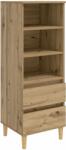 vidaXL Bufet Stejar Artizanal 40 x 36 x 110 cm Lemn prelucrat GartenMobel Dekor (8009866) Comoda