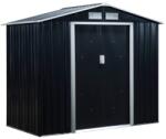 ART Casuta de gradina metalica pentru unelte, cu baza inclusa, 213x130x185 cm (AR141700)