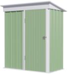 ART Magazie de gradina din otel verde pentru unelte, 161x95x181 cm (AR173381)