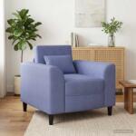 vidaXL Fotoliu Albastru Jeans Tesatura GartenMobel Dekor (42042466)
