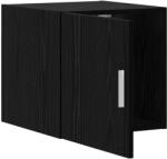 vidaXL Dulap de perete Stejar Negru 40 x 42, 5 x 40 cm Lemn prelucrat GartenMobel Dekor (8010918) Comoda