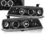 KITT Lightning Faruri Angel Eyes negre pentru Opel Vectra C si Signum Facelift 2005-2008 (HLOPCLBAEB)