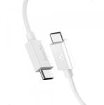 Spigen Cablu Date si Incarcare USB-C - USB-C Spigen EB6015CC, 60W, 1.5m, Alb