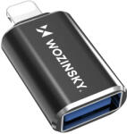 Wozinsky WALA-01 Lightning към USB-A OTG адаптер - черен (WALA-01)
