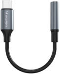 Wozinsky WACM-01 USB-C адаптер - 3.5 мм мини жак - черен (WACM-01)