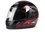 Fixato Casca Moto/Scuter Full Face FIXATO, Viziera Detasabila, Marime Universala 59-62cm, Negru (casca-fullface-model-negru-v2)