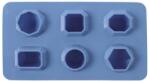 Hendi Forme asortate din silicon durabil pentru cuburi de gheata, Hendi, 19x10.5x(H)3 cm, uz profesional, DNH679012 (DNH679012)