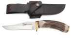Albainox Cutit Cercetas / Vanator Corn Cerb Lama Full Tang 12.7cm Steel 440 Albainox 31913