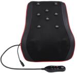 Perna de masaj, ultracomfort, cu incalzire si telecomanda, design ergonomic, masaj pentru relaxare musculara, reduce stresul si oboseala, amelioreaza durerea pentru gat umeri, spate, negru Perna electrica