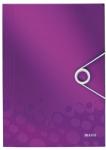 Leitz Wow mapa cu elastic A4 mov (45990062)