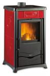 La Nordica-Extraflame Rossella Plus 8 kW with hot air through natural convection bordeaux