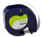 DYMO Bandă Dymo Letratag DY91200 12x4 mm hârtie albă S07215 (DY91221)