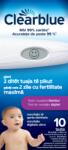 Clearblue Test de ovulatie digital, 1 dispozitiv, 10 benzi de testare, Clearblue