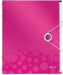 Leitz Wow mapa cu separatoare A4 roz (46340023)