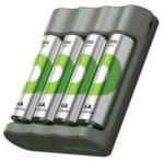 GP B421 akkumulátortöltő, 4x AA 2000 mAh, Fekete (GP-C-B421-210HCER21-2TLB4)