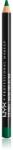 NYX Professional Makeup Eye and Eyebrow Pencil creion de ochi cu trasare precisă culoare 911 Emerald City 1.2 g