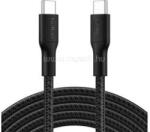 Belkin BOOSTCHARGE PRO adatkábel Type-C - Type-C, 300cm, FEKETE (CAB025HQ3MBK) (CAB025HQ3MBK)