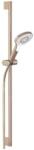 Kludi Set de duș Kludi Dive X, 3 jeturi, cu bară 60 cm, pară de duș și furtun 160 cm, brushed bronze (69630N1-00)