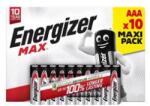 Energizer MAX tartós elem AAA, alkáli, 10db/csomag (ENERGIZER_11168) (ENERGIZER_11168)