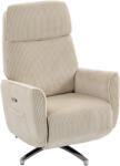 HOMCOM Fotoliu relax electric reglabil cu funcție de recliner, 2 motoare, rotativ, fotoliu TV cu port USB | Aosom Romania (83B-940V90CW)