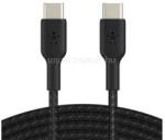 Belkin BOOSTCHARGE adatkábel Type-C - Type-C, 200cm, FEKETE (CAB004BT2MBK) (CAB004BT2MBK)